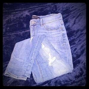 Size 8R Express Mid-Rise Legging Jeans